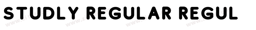 Studly Regular Regul字体转换